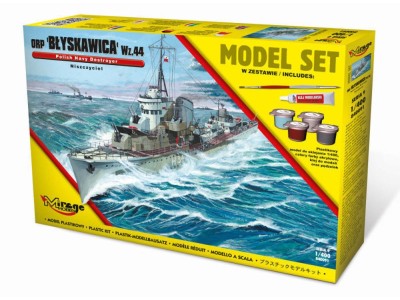 ORP"Blyskawica"-wz.44(Polish Destroyer WWII)(Model Set) 