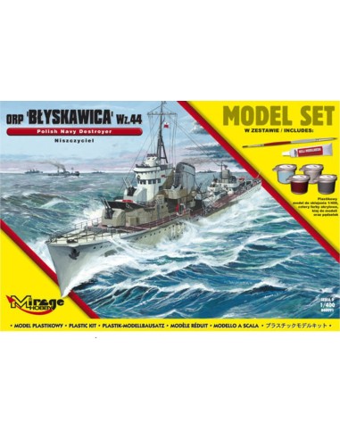 ORP"Blyskawica"-wz.44(Polish Destroyer WWII)(Model Set) 