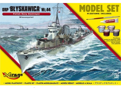 ORP"Blyskawica"-wz.44(Polish Destroyer WWII)(Model Set) 