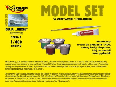 ORP"Orzel"(Polish Submarine1939)ModelSet 