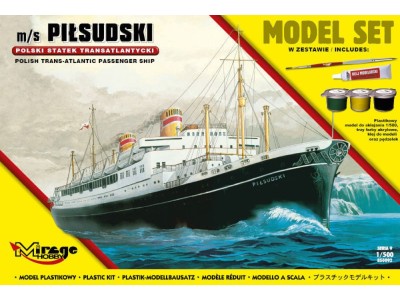 m/s PILSUDSKI(Trans-Atlantic Passenger S Ship)(Model Set) 