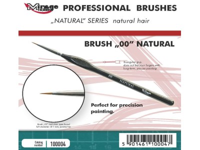 MIRAGE BRUSH NATURAL SIZE 00 
