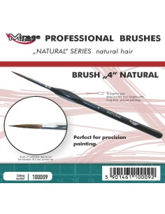 MIRAGE BRUSH NATURAL SIZE 4 
