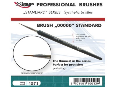 MIRAGE BRUSH STANDARD SIZE 00000 