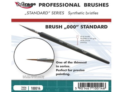 MIRAGE BRUSH STANDARD SIZE 000 