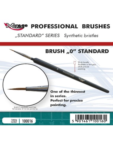 MIRAGE BRUSH STANDARD SIZE 0 