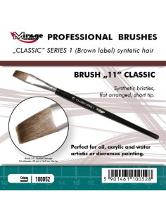 MIRAGE BRUSH FLAT HIGH QUALITY CLASSIC SERIES 1 size 11 