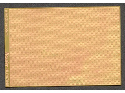 Relief plate-modern 