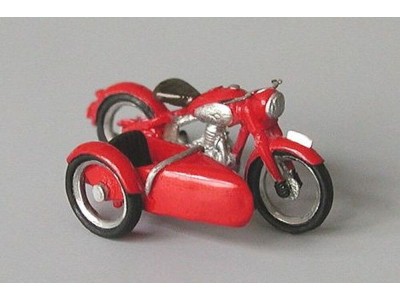 Jawa 250 Perak with sidecar year1946 