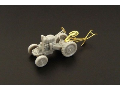 Tractor Svoboda with plow year1937 