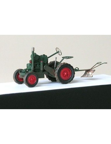 Tractor Svoboda with plow year1937 