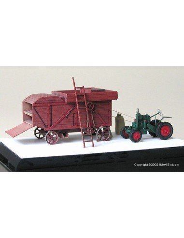 Threshing-machine 1937 with Svoboda tractor 
