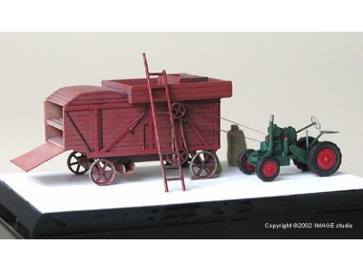 Threshing-machine 1937 with Svoboda tractor 
