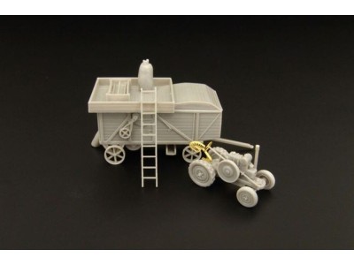 Threshing-machine 1937 with Svoboda tractor 