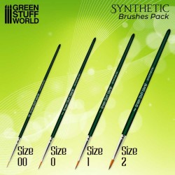GREEN SERIES Set de Pinceaux Synthétiques
