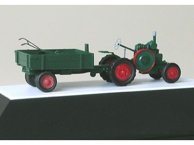 Tractor Svoboda with trailer 