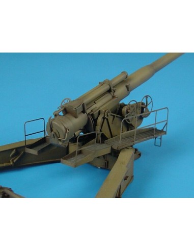 M1 8inch gun IN FIRE POSITION 