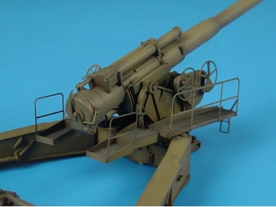 M1 8inch gun IN FIRE POSITION 