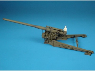 M1 8inch gun IN FIRE POSITION 