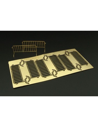 Mobile barriers 6pcs 
