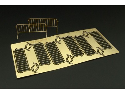 Mobile barriers 6pcs 