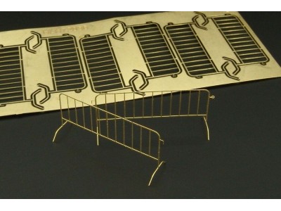 Mobile barriers 6pcs 