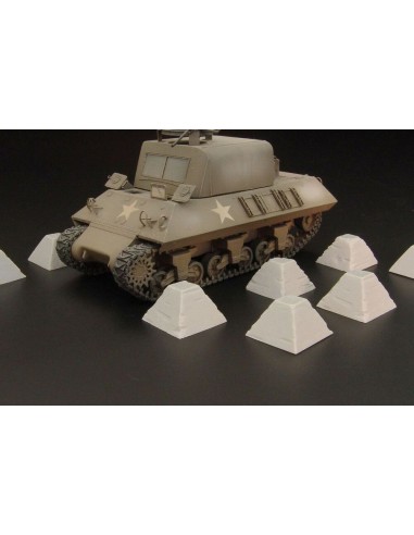 Dragon’s Teeth tank traps 