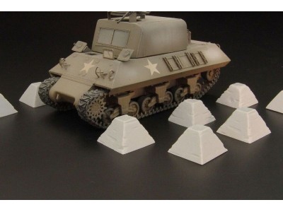 Dragon’s Teeth tank traps 