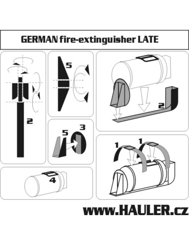 German FIRE EXTINGUISHER Late 