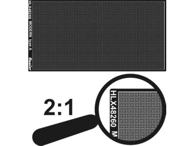 engraved plate-MODERN A type 