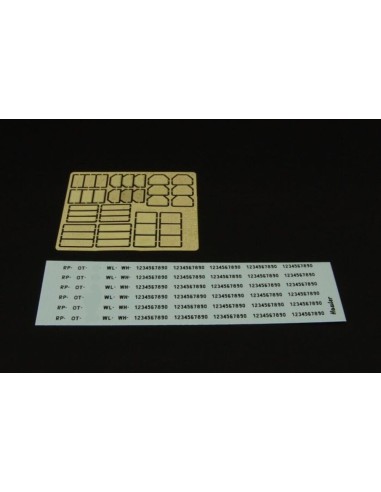 German licence plates w-decals 