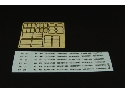 German licence plates w-decals 