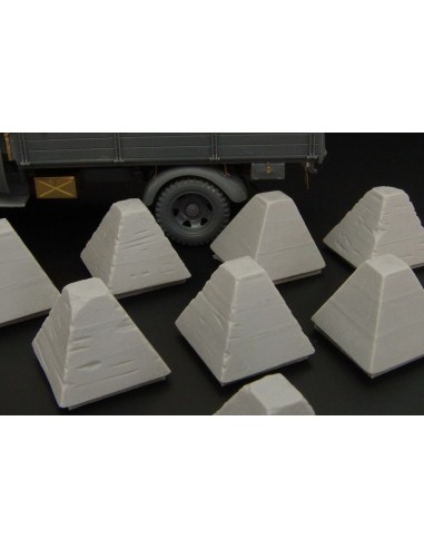 Dragon’s Teeth tank traps 