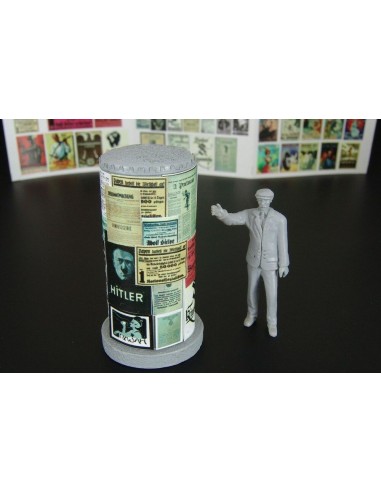 Posters column w-civilien 