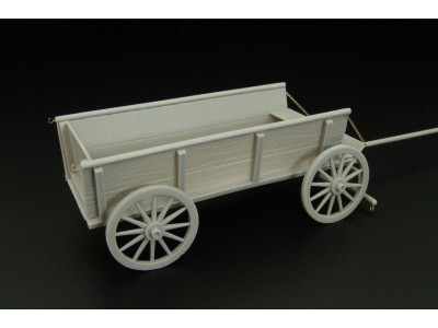 Farm horse drawn wagon 