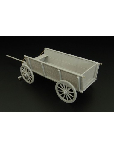 Farm horse drawn wagon 