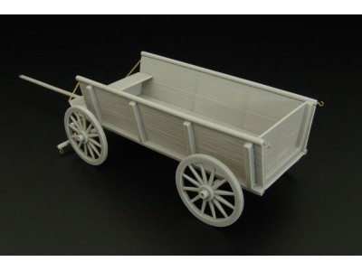 Farm horse drawn wagon 