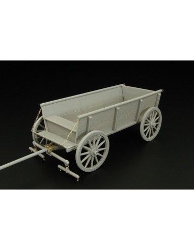 Farm horse drawn wagon 