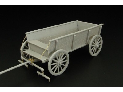 Farm horse drawn wagon 