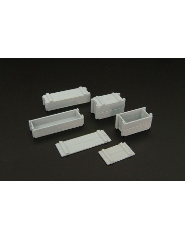 U S  ammo boxes 75 mm 