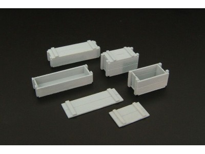 U S  ammo boxes 75 mm 