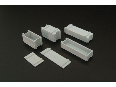 U S  ammo boxes 75 mm 