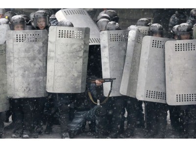Ukraine police shield (2pcs) 