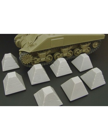 Dragon’s Teeth tank traps 