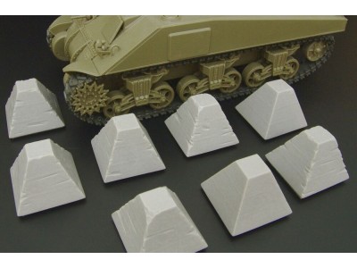 Dragon’s Teeth tank traps 