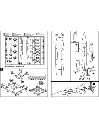 Hermes A1 rocket 
