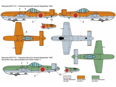 Yokosuka Ohka MXY7-K1 trainer 