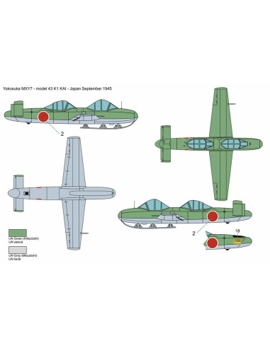 Yokosuka Ohka MXY7-K1 KAI (two seats) 
