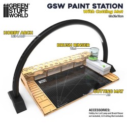 GSW PAINT STATION WITH CUTTING MAT 2
