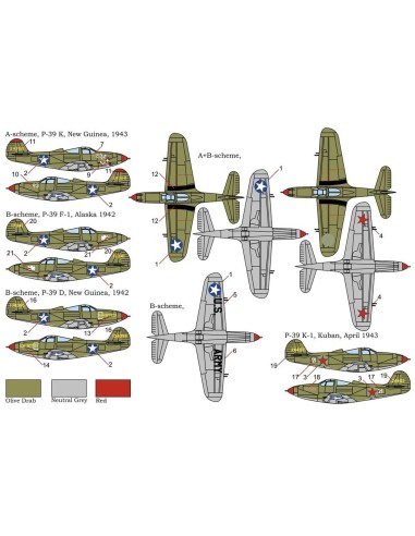 P-39 D-F-K Airacobra 